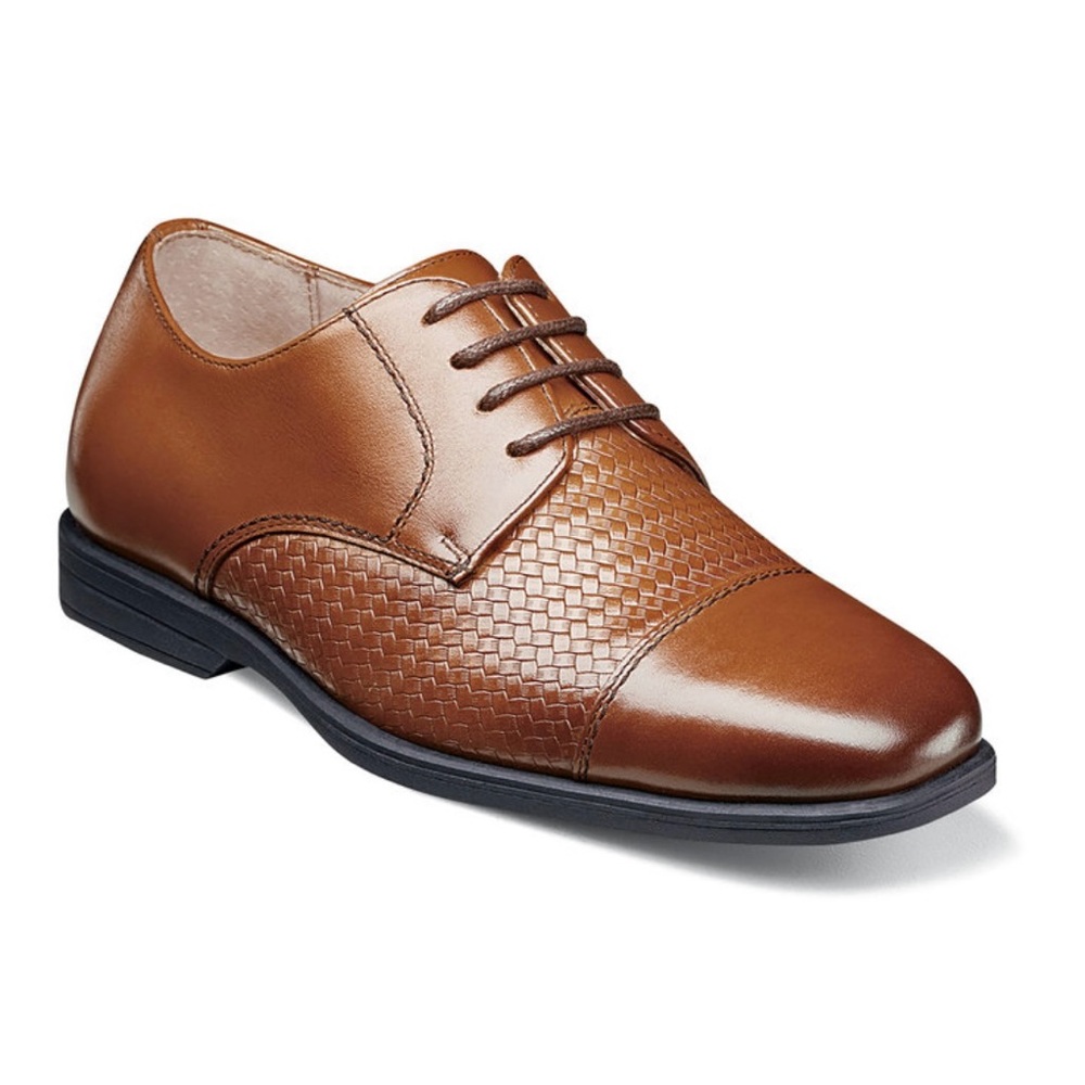 Florsheim Brown Cap-Toe Oxford Dress Shoes